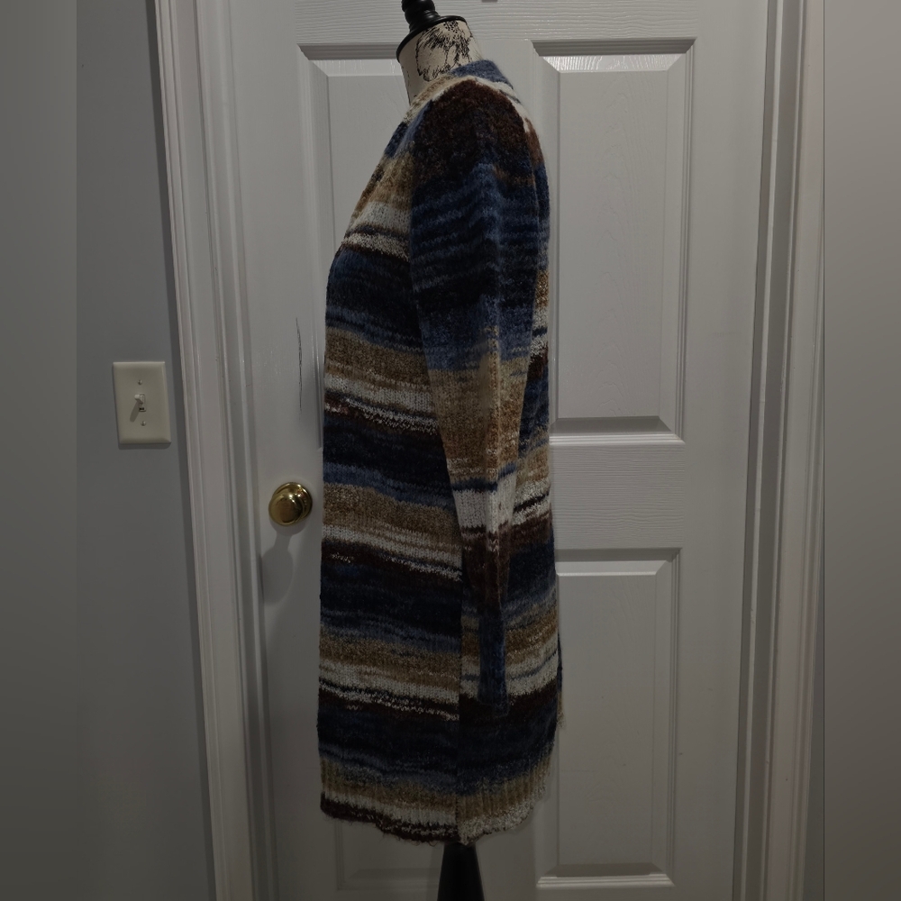 COCO + CARMEN Striped Knit Long Cardigan, Size S/M, NWT - Picture 4 of 9